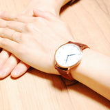 Daniel Wellington Dapper Durham White Dial Brown Leather Strap Watch For Men - DW00100115 Authentic Buy Shop Now