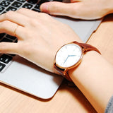 Daniel Wellington Dapper Durham White Dial Brown Leather Strap Watch For Men - DW00100115 Authentic Buy Shop Now