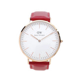 Daniel Wellington Classic Suffolk White Dial Brown Leather Strap Watch For Women - DW00100120 Authentic Buy Shop Now