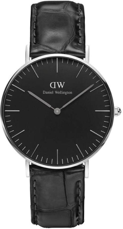 Daniel Wellington Classic Reading Black Dial Black Leather Strap Watch For Women - DW00100147 Authentic Buy Shop Now