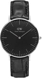 Daniel Wellington Classic Reading Black Dial Black Leather Strap Watch For Women - DW00100147 Authentic Buy Shop Now