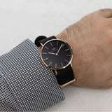 Daniel Wellington Classic Cornwall Black Dial Black Nylon Strap Watch For Women - DW00100148 Authentic Buy Shop Now