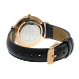 Daniel Wellington Petite Sheffield White Dial Black Leather Strap Watch For Women - DW00100174 Authentic Buy Shop Now