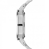 Daniel Wellington Iconic Link Black Dial Silver Steel Strap Watch for Women - DW00100204 Authentic Buy Shop Now