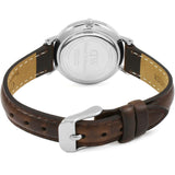 Daniel Wellington Classic Petite White Dial Brown Leather Strap Watch For Women - DW00100239 Authentic Buy Shop Now