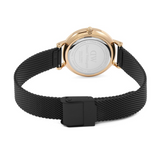 Daniel Wellington Petite Ashfield Black Dial Black Mesh Strap Watch For Women - DW00100245 Authentic Buy Shop Now