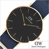 Daniel Wellington Classic Bayswater Black Dial Black NATO Strap Watch For Women - DW00100281 Authentic Buy Shop Now