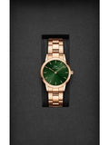 Daniel Wellington Iconic Link Emerald Green Dial Rose Gold Steel Strap Watch For Women - DW00100421 Authentic Buy Shop Now