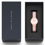 Daniel Wellington Petite Mother of Pearl Pink Dial Pink Nylon Strap Watch For Women - DW00100512 Authentic Buy Shop Now