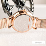 Daniel Wellington Petite Melrose Mother of Pearl Pink Dial Pink Mesh Strap Watch For Women - DW00100513 Authentic Buy Shop Now