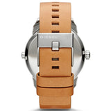 Diesel Mini Daddy Blue & Black Dial Brown Leather Strap Watch For Men - DZ7308 Authentic Buy Shop Now