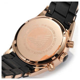Emporio Armani Sportivo Black Dial Black Steel Strap Watch For Women - AR5906 Authentic Buy Shop Now