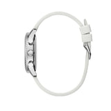 Guess Marina Quartz White Dial White Rubber Strap Watch For Women - W1025L1 Authentic Buy Shop Now