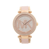 Michael Kors Parker Pink Dial Pink Steel Strap Watch for Women - MK6176 Authentic Buy Shop Now