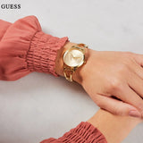 Guess Lola Rose Gold Dial Rose Gold Steel Strap Watch For Women - W1145L4 Authentic Buy Shop Now