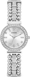 Guess Gala Diamonds Silver Dial Silver Steel Strap Watch for Women - GW0401L1 Authentic Buy Shop Now