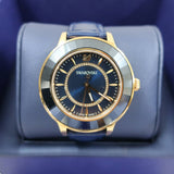 Swarovski Octea Lux Blue Dial Blue Leather Strap Watch for Women - 5414413 Authentic Buy Shop Now
