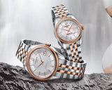 Tissot Chemin Des Tourelles Powermatic 80 Helvetic Price Lady Silver Dial Two Tone Steel Strap Watch For Women - T099.207.22.118.01 Authentic Buy Shop Now
