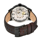 Fossil Townsman Automatic Skeleton Brown Dial Brown Leather Strap Watch for Men - ME3098 Authentic Buy Shop Now