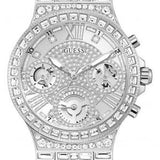 Guess Moonlight Multi Function Diamonds Silver Dial Silver Steel Strap Watch for Women - GW0320L1 Authentic Buy Shop Now