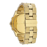 Marc Jacobs Blade Chronograph Black Dial Gold Steel Strap Watch for Women - MBM3309 Authentic Buy Shop Now