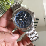 Fossil Bannon Multifunction Blue Dial Silver Steel Strap Watch for Men - BQ2503 Authentic Buy Shop Now