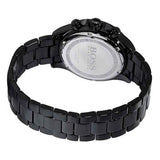 Hugo Boss Ikon Chronograph Black Dial Black Steel Strap Watch for Men - 1512961 Authentic Buy Shop Now
