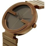 Gucci Interlocking XL Brown Dial Brown Steel Strap Watch For Men - YA133211 Authentic Buy Shop Now