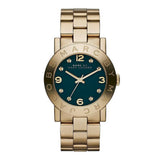 Marc Jacobs Amy Green Dial Gold Steel Strap Watch for Women - MBM8619 Authentic Buy Shop Now