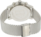 Tommy Hilfiger Kane Black Dial Silver Mesh Bracelet Watch for Men - 1710402 Authentic Buy Shop Now