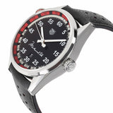 Tag Heuer Carrera Muhammad Ali Calibre 5 Black Dial Black Leather Strap Watch for Men - WAR2A11.FC6337 Authentic Buy Shop Now