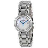Longines PrimaLuna Mother of Pearl Dial Silver Steel Strap Watch for Women - L8.110.4.87.6 Authentic Buy Shop Now