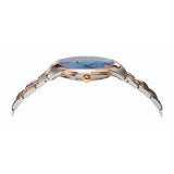 Versace Audrey Quartz Blue Dial Two Tone Steel Strap Watch for Women - VELR00619 Authentic Buy Shop Now