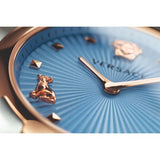 Versace Audrey Quartz Blue Dial Two Tone Steel Strap Watch for Women - VELR00619 Authentic Buy Shop Now