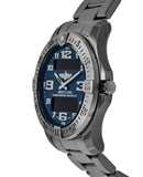 Breitling Aerospace Evo Blue Dial Silver Steel Strap Watch for Men - E79363101C1E1 Authentic Buy Shop Now
