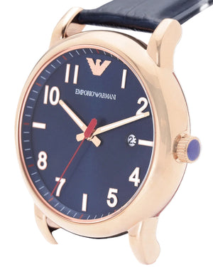 Emporio Armani Luigi Blue Dial Blue Leather Strap Watch for Men - AR11135 Authentic Buy Shop Now