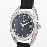 Longines Equestrian Arche Quartz Diamond Black Dial Watch for Women - L6.136.0.57.0 Authentic Buy Shop Now