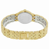 Movado Veturi Black Dial Gold Steel Strap Watch for Women - 0606935 Authentic Buy Shop Now