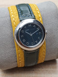 Marc Jacobs Black Dial Black Leather Strap Watch for Women - MBM1071 Authentic Buy Shop Now