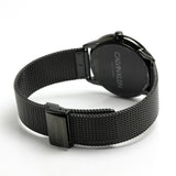 Calvin Klein Minimal Black Dial Black Mesh Bracelet Watch for Women - K3M224X1 Authentic Buy Shop Now