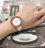 Calvin Klein Chic White Dial White Leather Strap Watch for Women - K7N236K2 Authentic Buy Shop Now