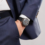Emporio Armani Aviator Grey Dial Grey Leather Strap Watch For Men - AR11168 Authentic Buy Shop Now