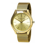 Michael Kors Slim Runway Champagne Dial Gold Mesh Bracelet Watch for Women - MK3282 Authentic Buy Shop Now
