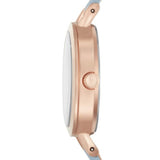 Fossil Classic White Dial Blue Leather Strap Watch for Women - BQ3327 Authentic Buy Shop Now