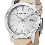 Burberry The City White Dial Brown Leather Strap Watch for Women - BU9113 Authentic Buy Shop Now
