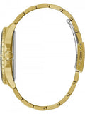 Guess Axle Multifunction Black Dial Gold Steel Strap Watch For Men - GW0488G2 Authentic Buy Shop Now