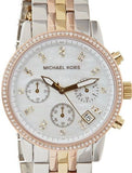 Michael Kors Ritz White Dial Two Tone Steel Strap Watch for Women - MK5650 Authentic Buy Shop Now