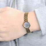 Tissot T Lady Lovely Silver Dial Gold Steel Strap Watch For Women - T058.009.33.031.00 Authentic Buy Shop Now