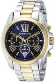 Michael Kors Bradshaw Blue Dial Two Tone Steel Strap Watch for Women - MK5976 Authentic Buy Shop Now