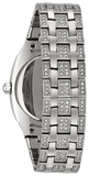 Bulova Crystal Collection Phantom Silver Dial Silver Steel Strap Watch for Men - 96C002 Authentic Buy Shop Now
